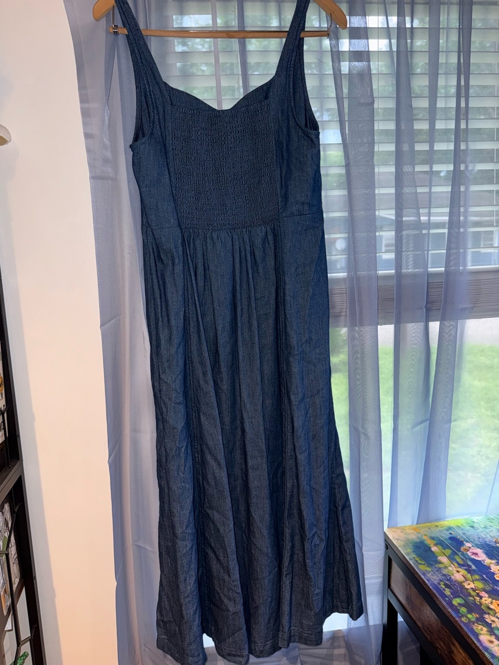 NWOT Old Navy Denim Sleeveless Midi Dress - Picture 2 of 5